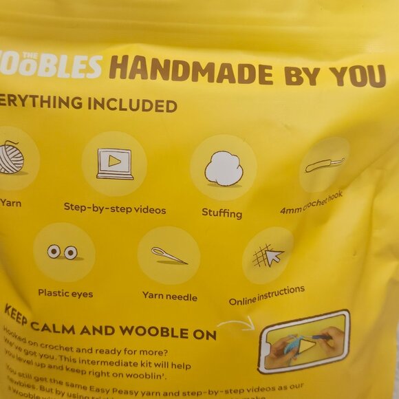 Woobles Intermediate Crochet Kit - Lavender the Cow - Picture 2 of 2